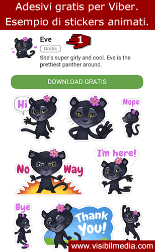 adesivi gratis per viber