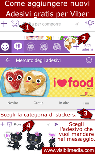 adesivi per viber