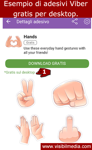 adesivi viber gratis