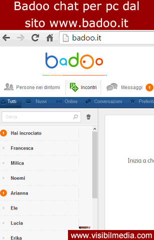 badoo chat per pc