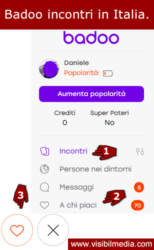 badoo incontri italia