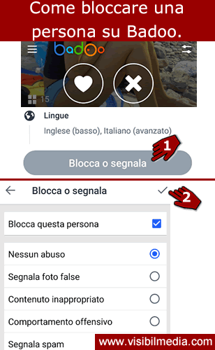 bloccare su badoo