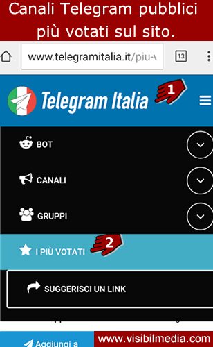 canali telegram pubblici
