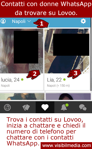 contatti con donne whatsapp