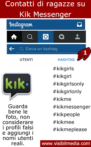 contatti ragazze kik