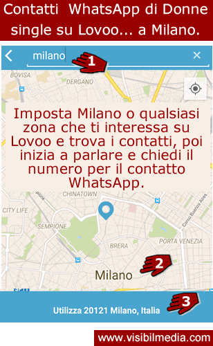 contatti whatsapp donne single