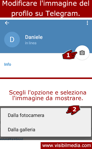 immagine profilo telegram