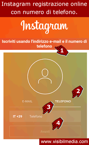 instagram registrazione online