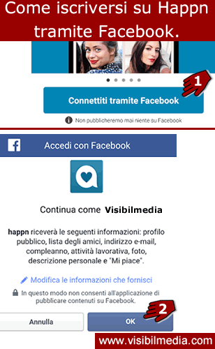 iscriversi su happn