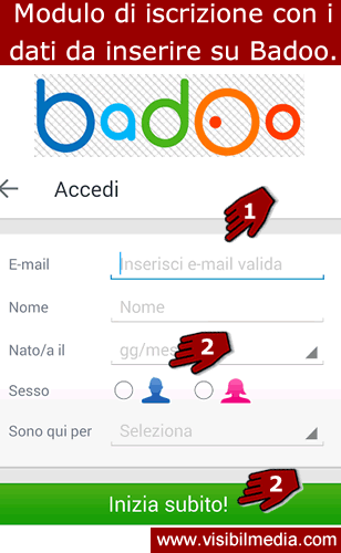 iscrizione badoo gratis