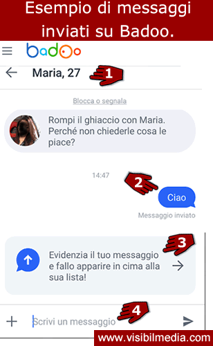 messaggi su badoo