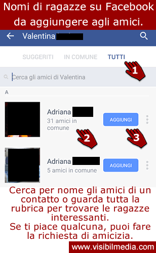 nomi ragazze facebook