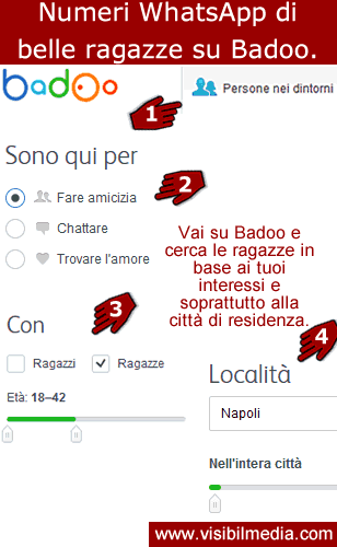 numeri whatsapp ragazze