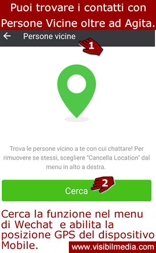 persone vicine wechat agita