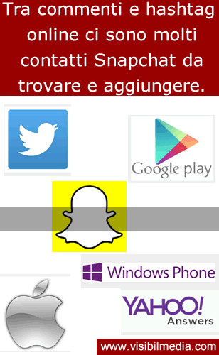 profili snapchat italia