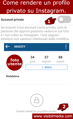 profilo privato instagram
