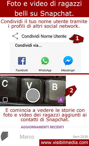 ragazzi belli snapchat