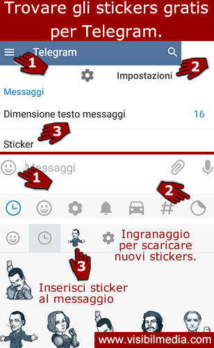 stickers per telegram