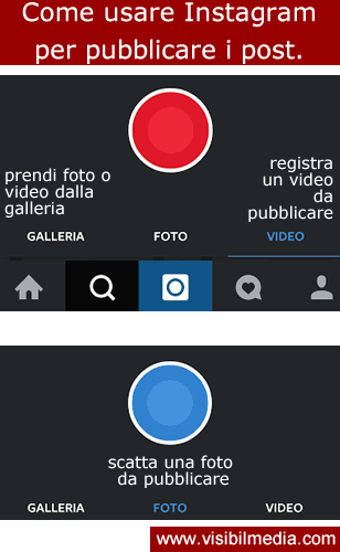 usare instagram android