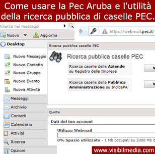 usare pec aruba